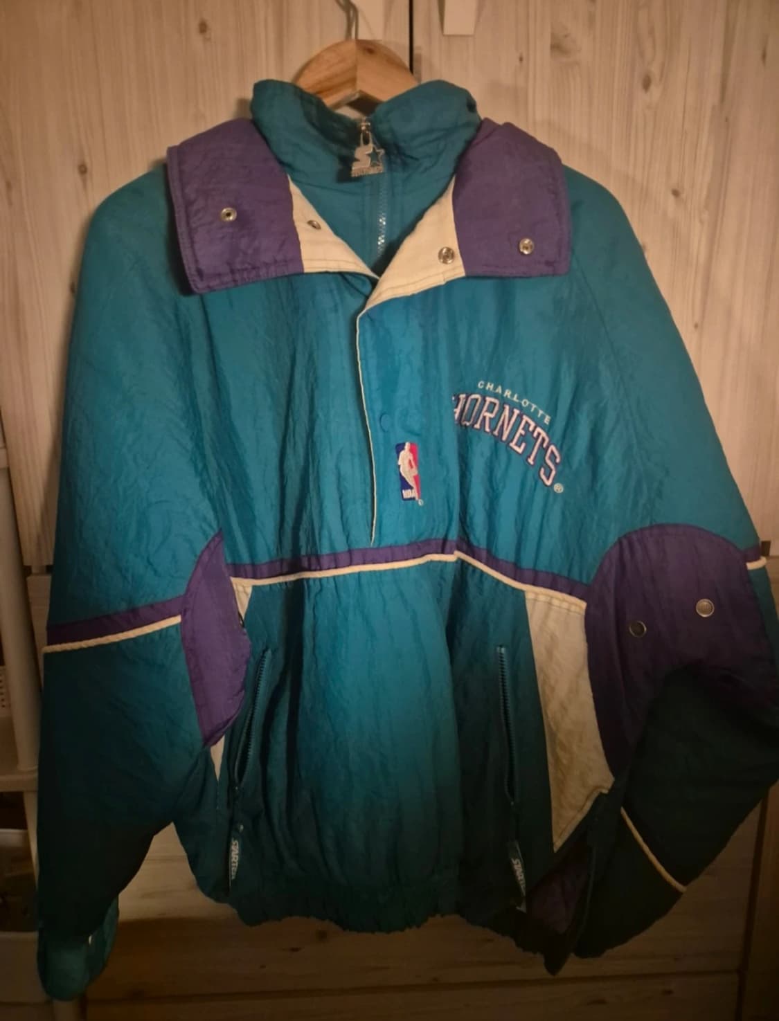 스타터 샬롯 호네츠 L사이즈  90's 희귀 빈티지 레어템 상품이미지1