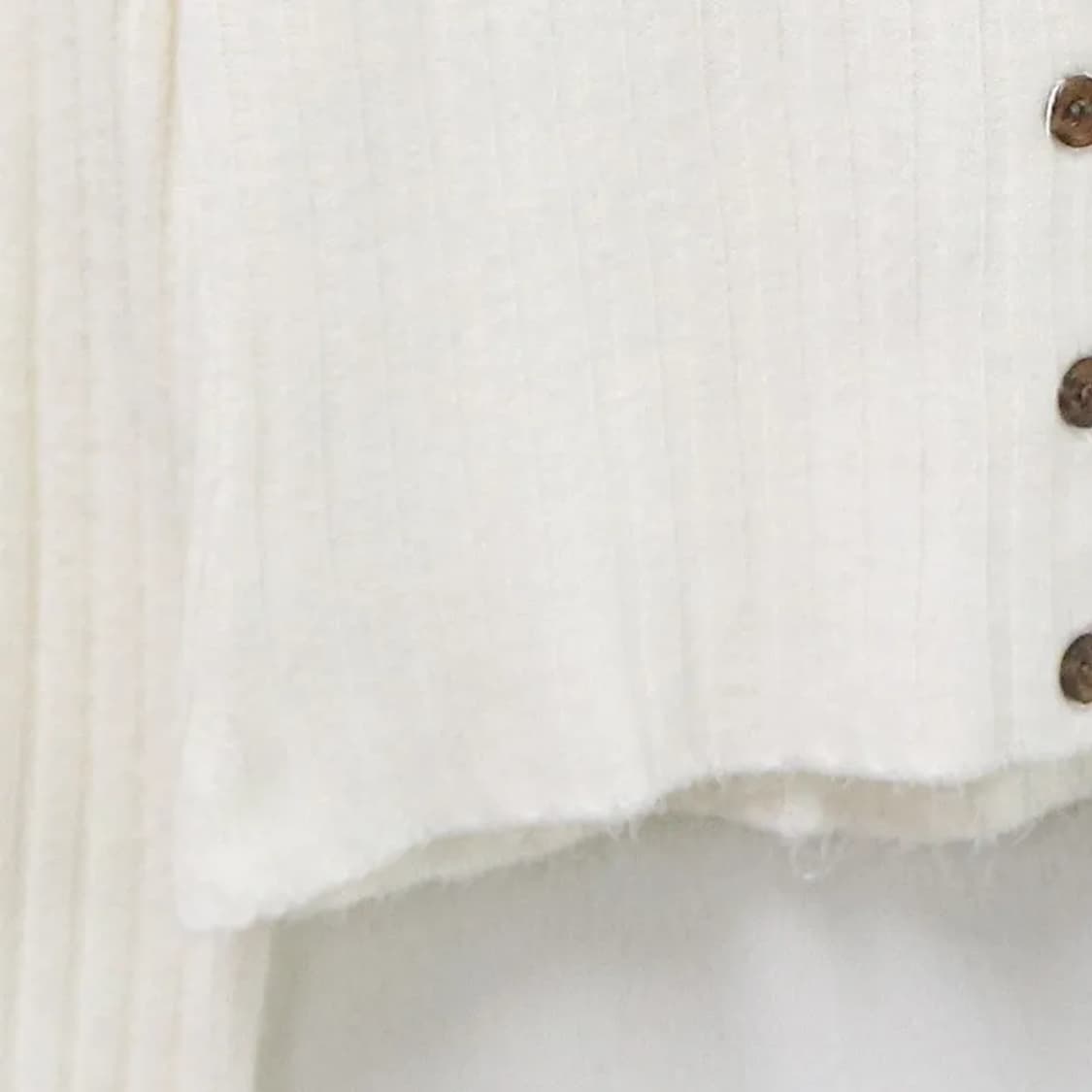 JAYNE CLUB 캐시미어 브이넥 골지 니트 가디건 62402 상품이미지4