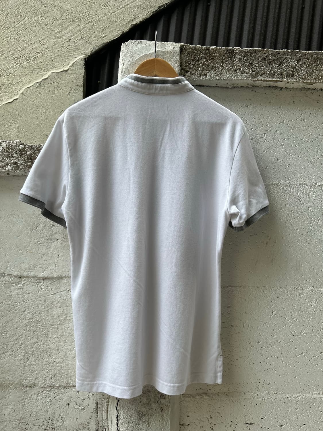 빈폴  화이트 컬러  코튼빈티지 헨리넥 폴로 셔츠 상품이미지6