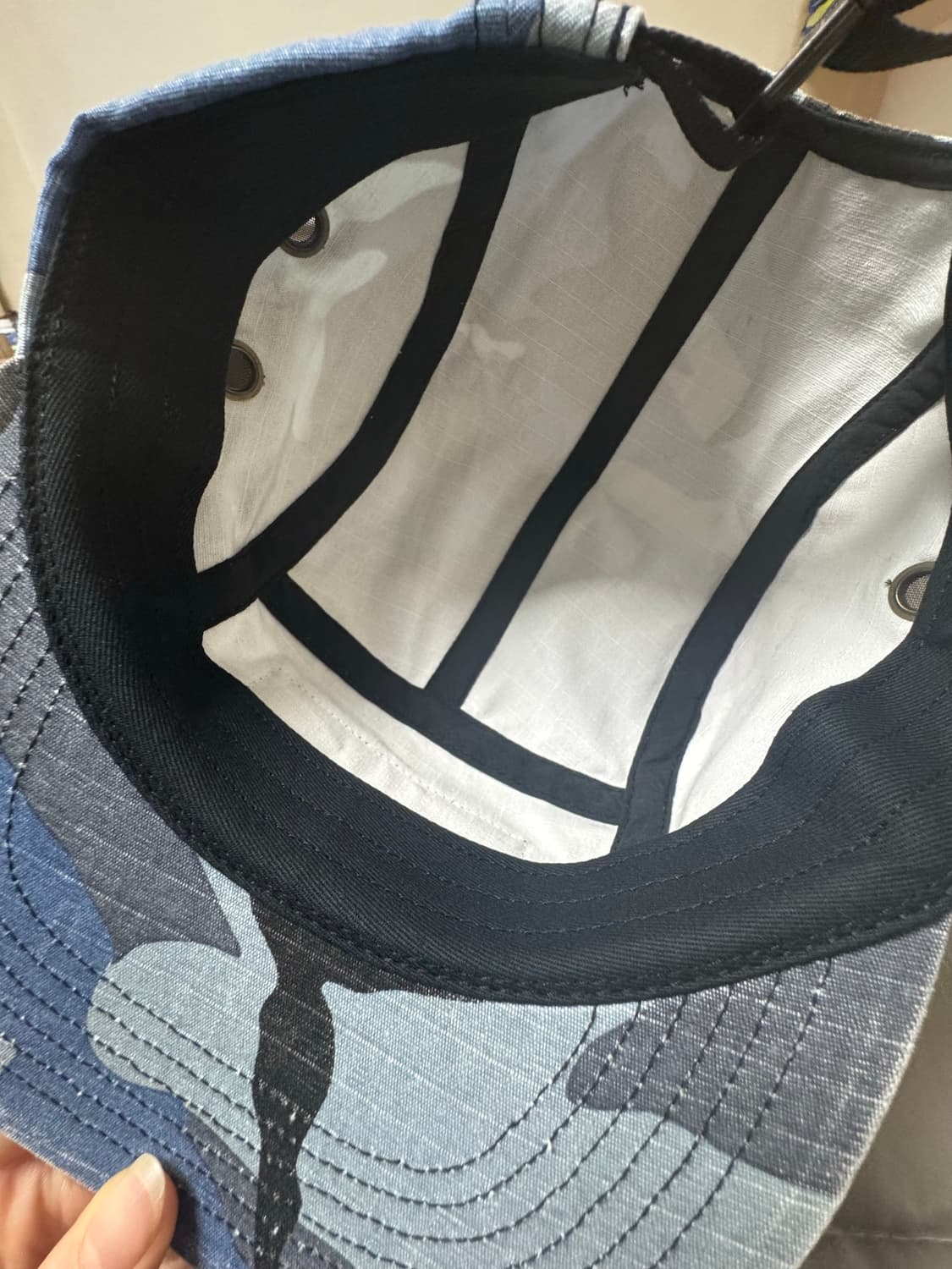 슈프림 밀리터리 캠프캡 블루 카모 상품이미지3