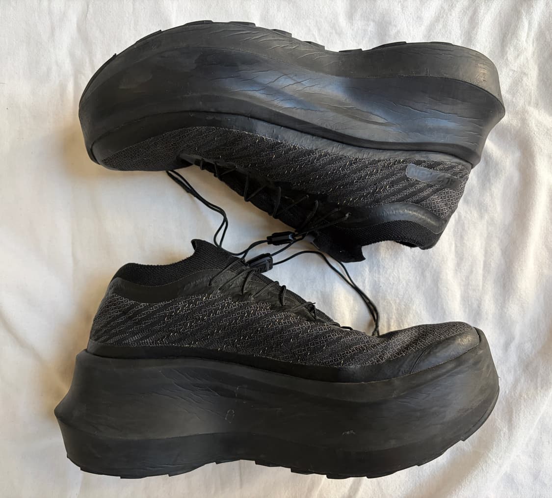 살로몬 x 꼼데가르송 옴므 펄사 플랫폼 블랙 SALOMON CDG  상품이미지4