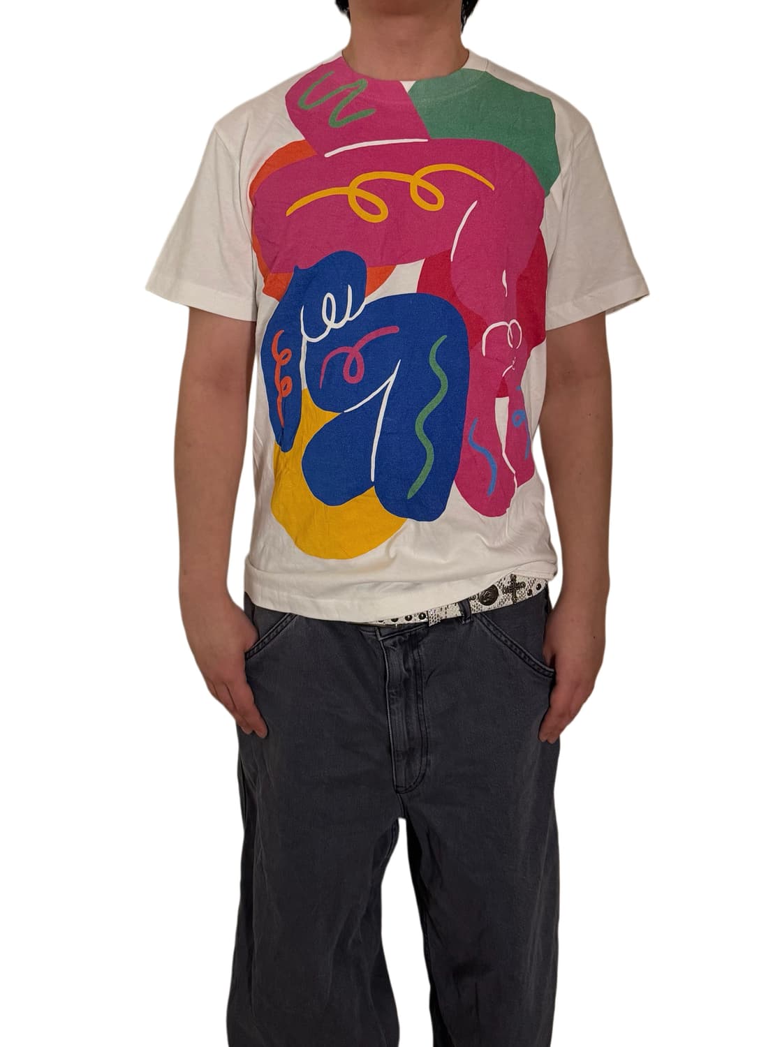 Tenga 텐가 Chou Yi 그래픽 반팔 티셔츠 상품이미지2