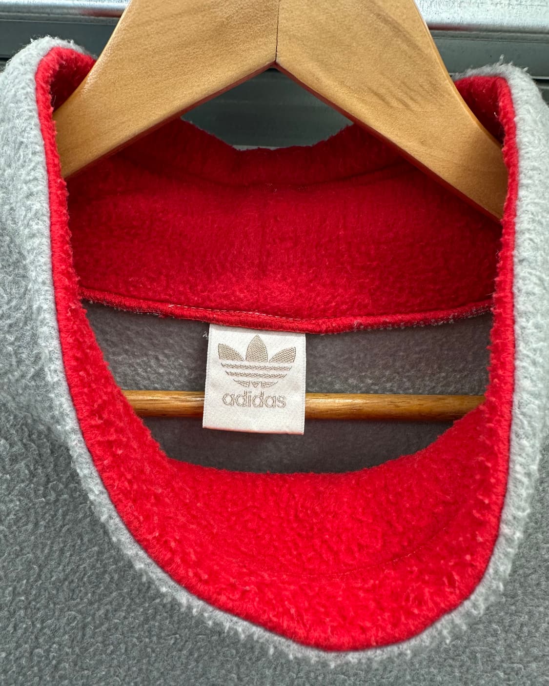 (M~L)80~90'S 아디다스 빅로고 후리스-M1168 상품이미지2