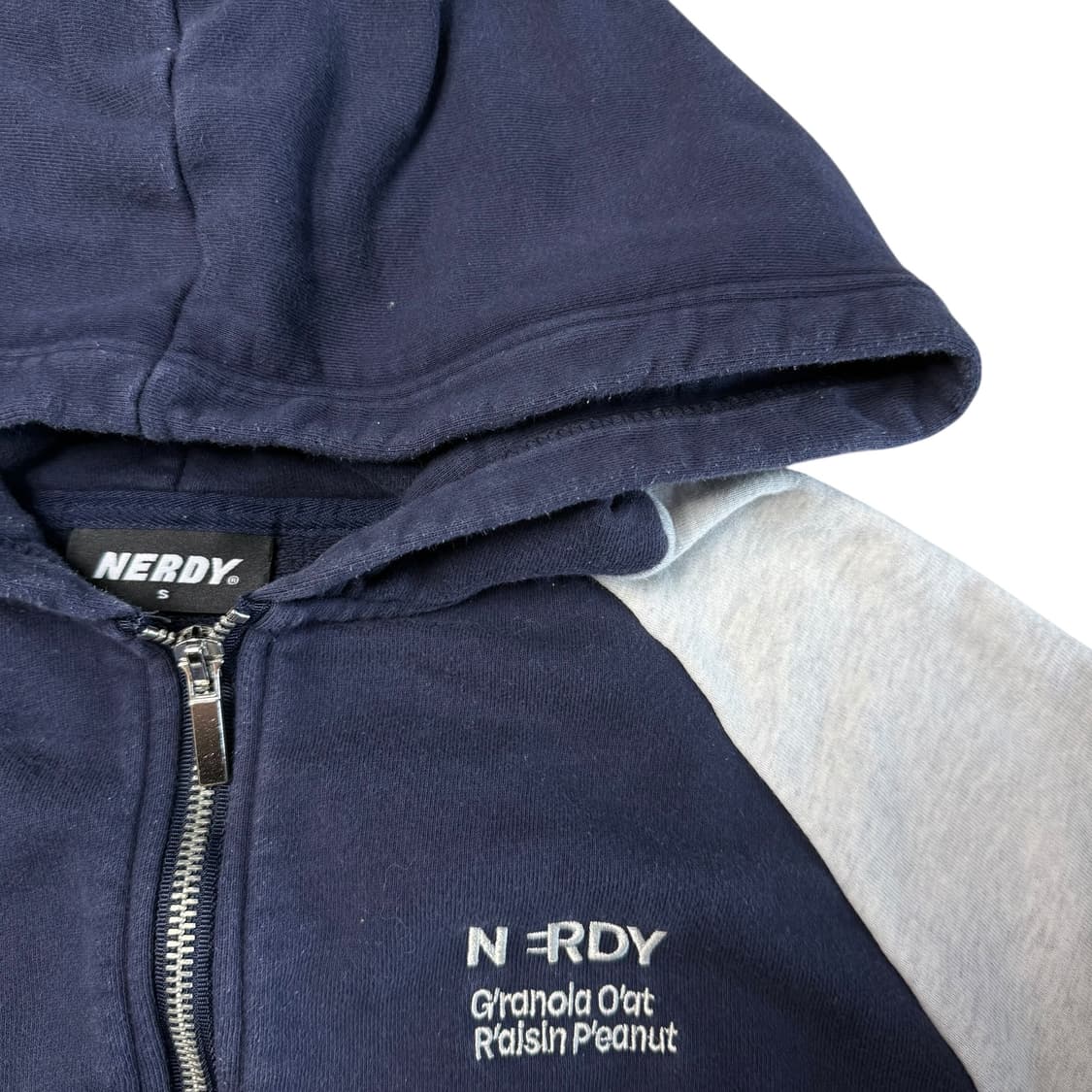 널디 크롭 후드집업 상품이미지2