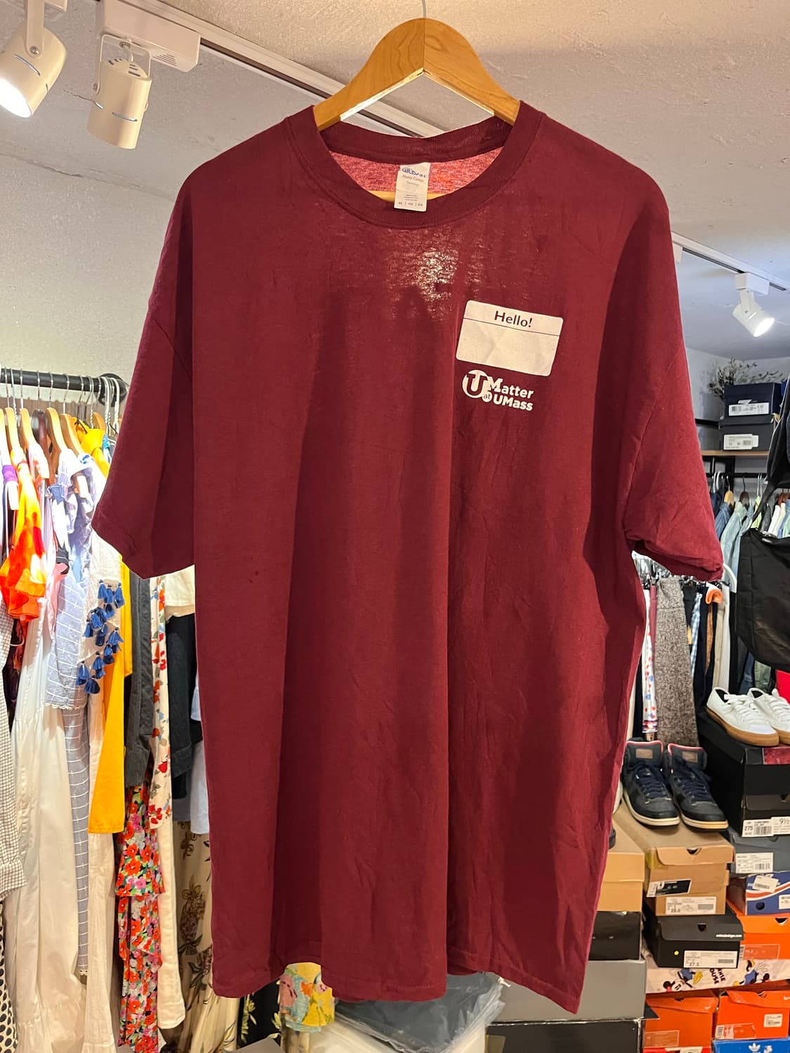 UMass Amherst 스태프 프린팅 티셔츠 XL 상품이미지1