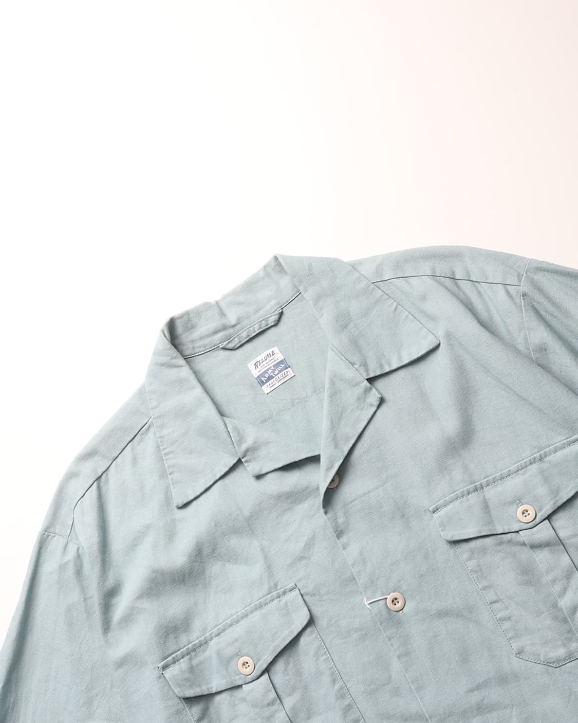 ARMY TWILL Open Collar Shirt 상품이미지5