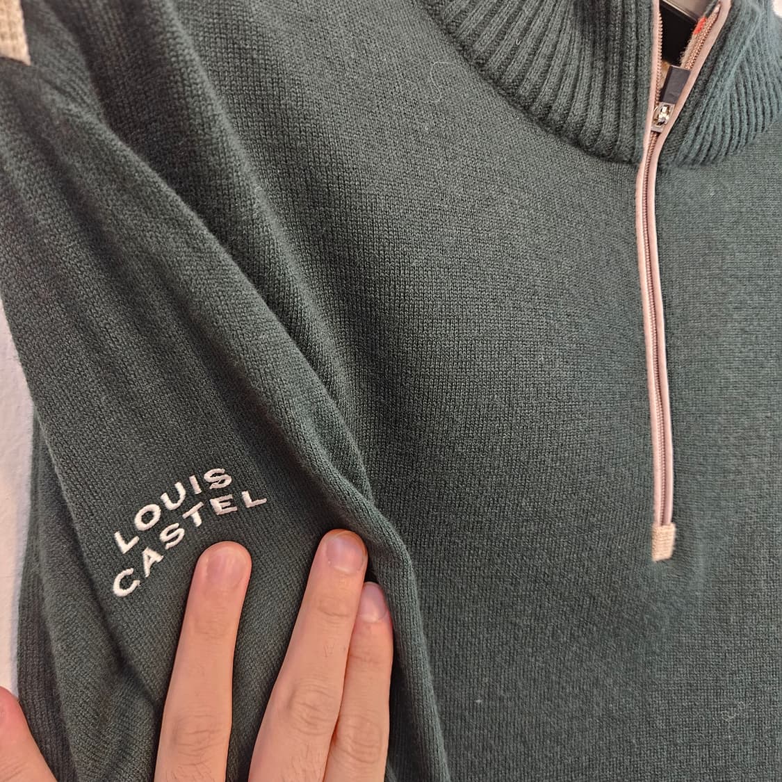 100(L) 루이까스텔 반집업 니트 상품이미지2