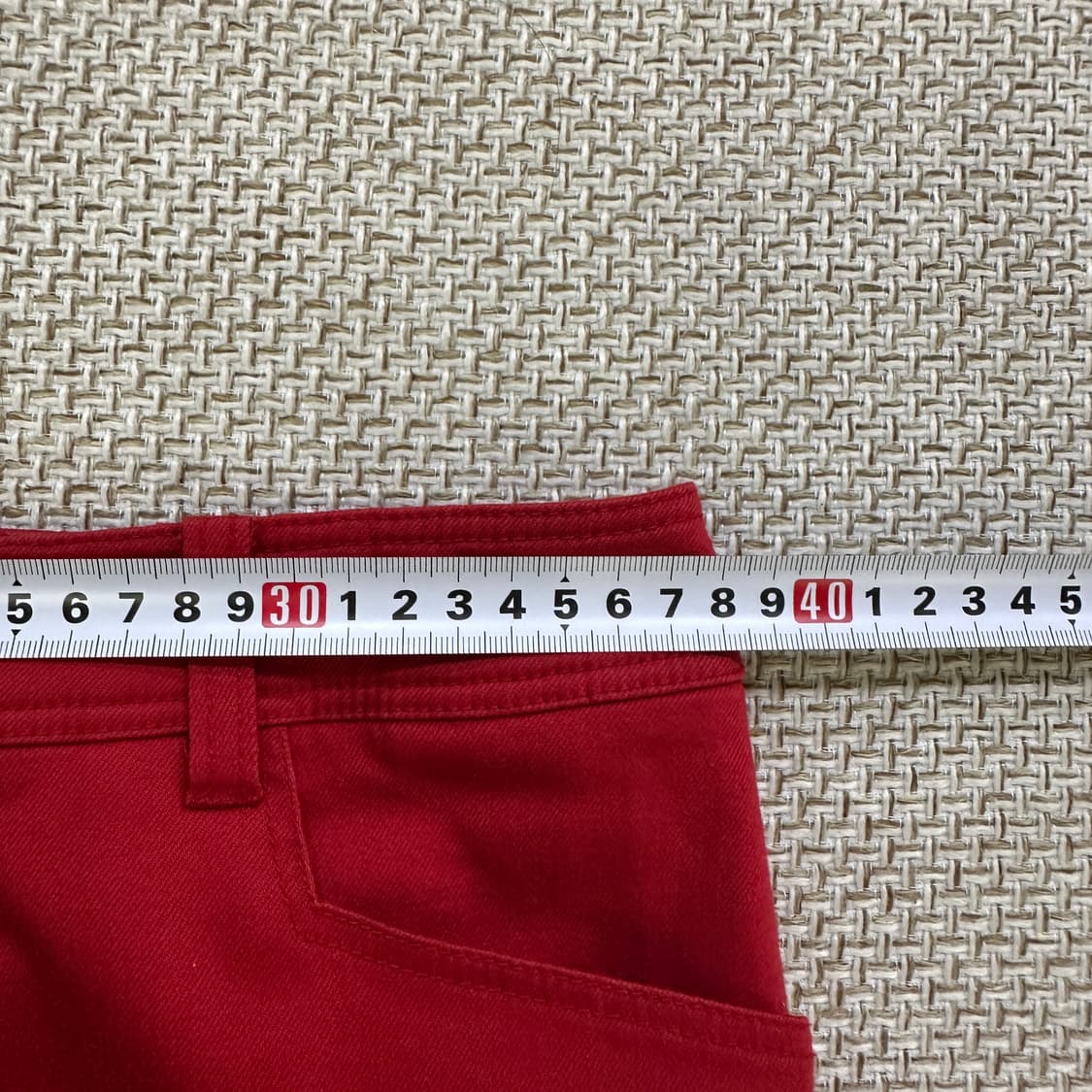 20 파리게이츠 레드컬러 골프 팬츠 331D 상품이미지5