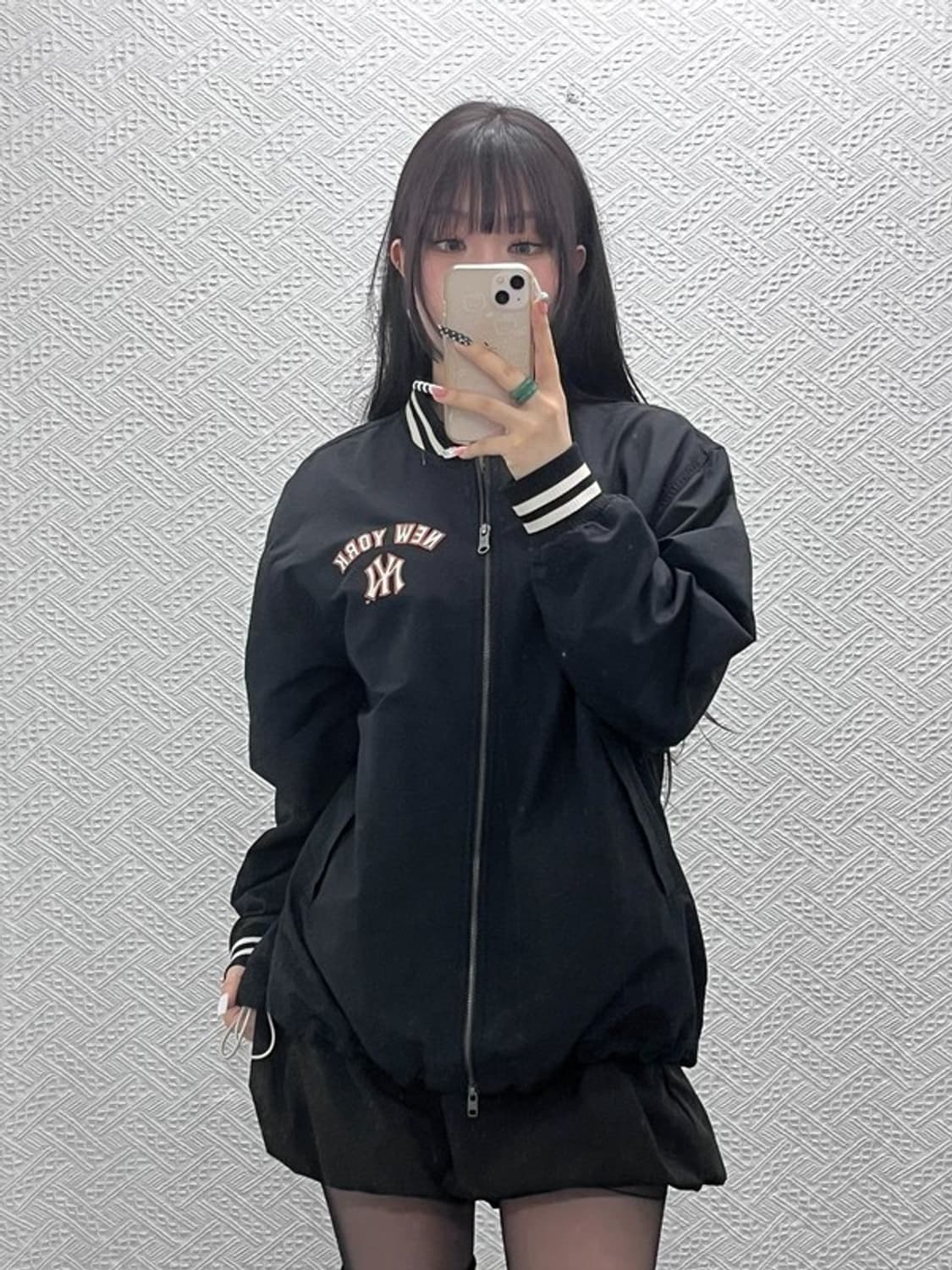 MLB 뉴욕양키스 올드스쿨 스트릿 펑크 바시티 자켓 S C10696 상품이미지1