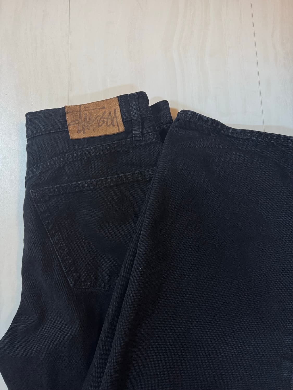 스투시 빅올진 28 블랙 캔버스 데님 상품이미지6