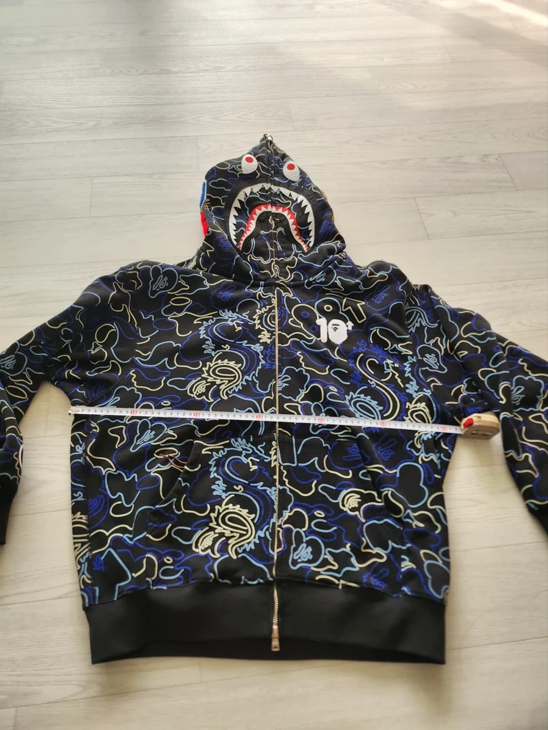 베이프 x 88rising 샤크후드 M 상품이미지5