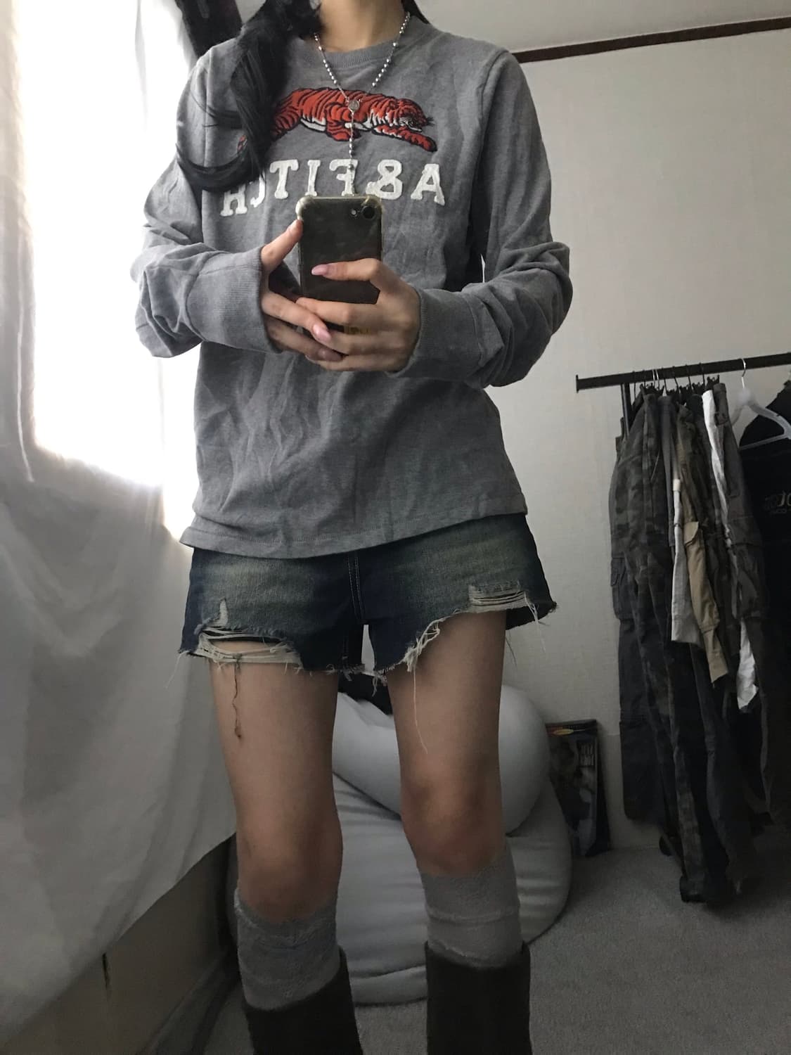 아베크롬비 그레이 롱슬리브 상품이미지8