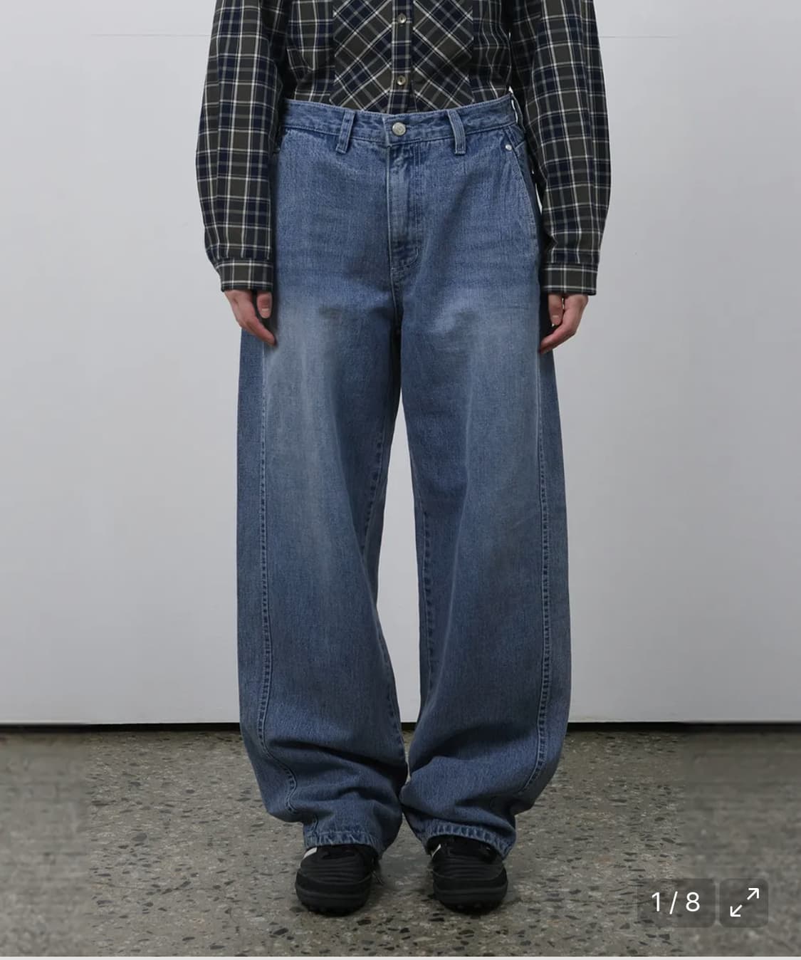 (품절템) 오헤시오 WIDE DENIM PANTS 상품이미지1