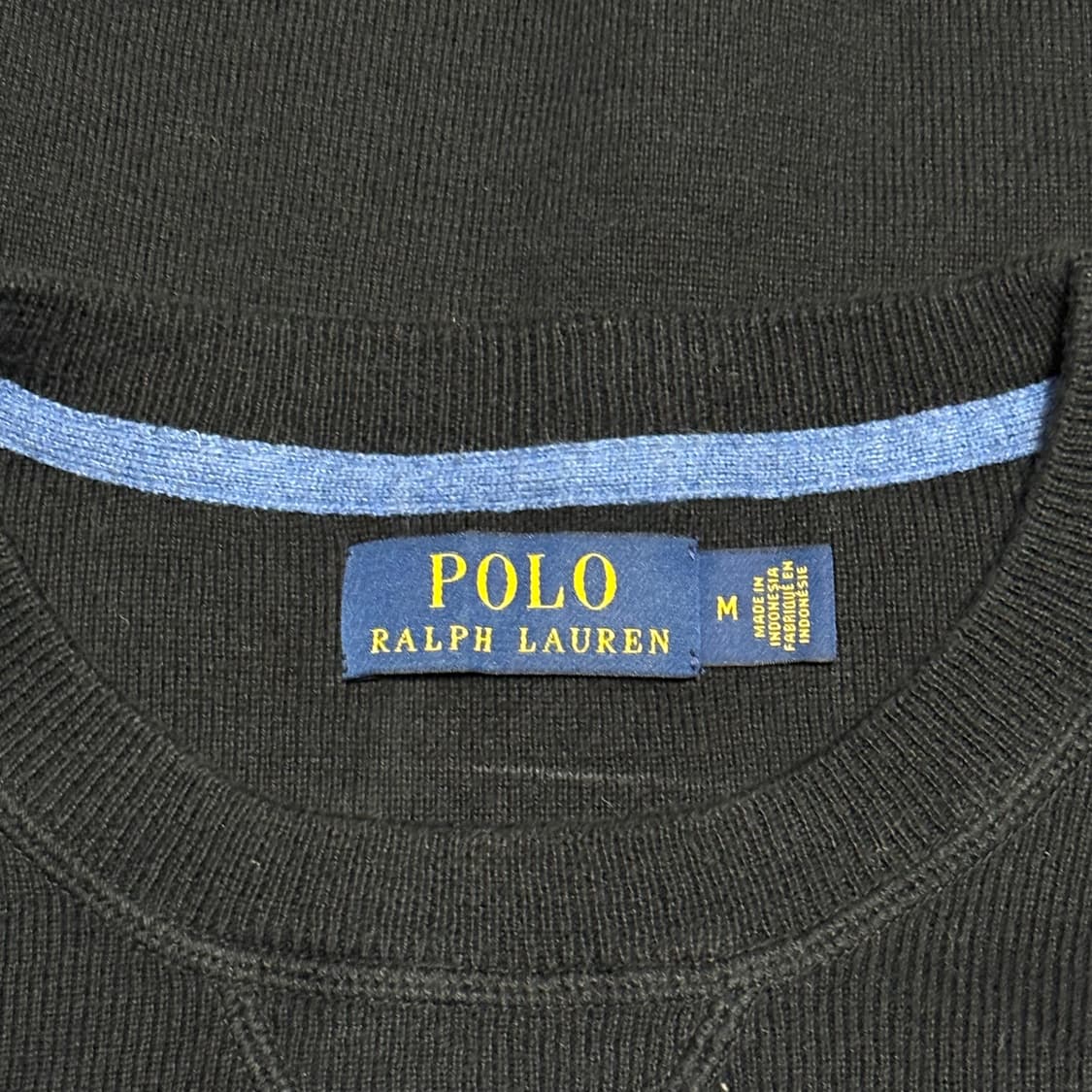 M 폴로랄프로렌 블랙 코튼 니트 상품이미지4