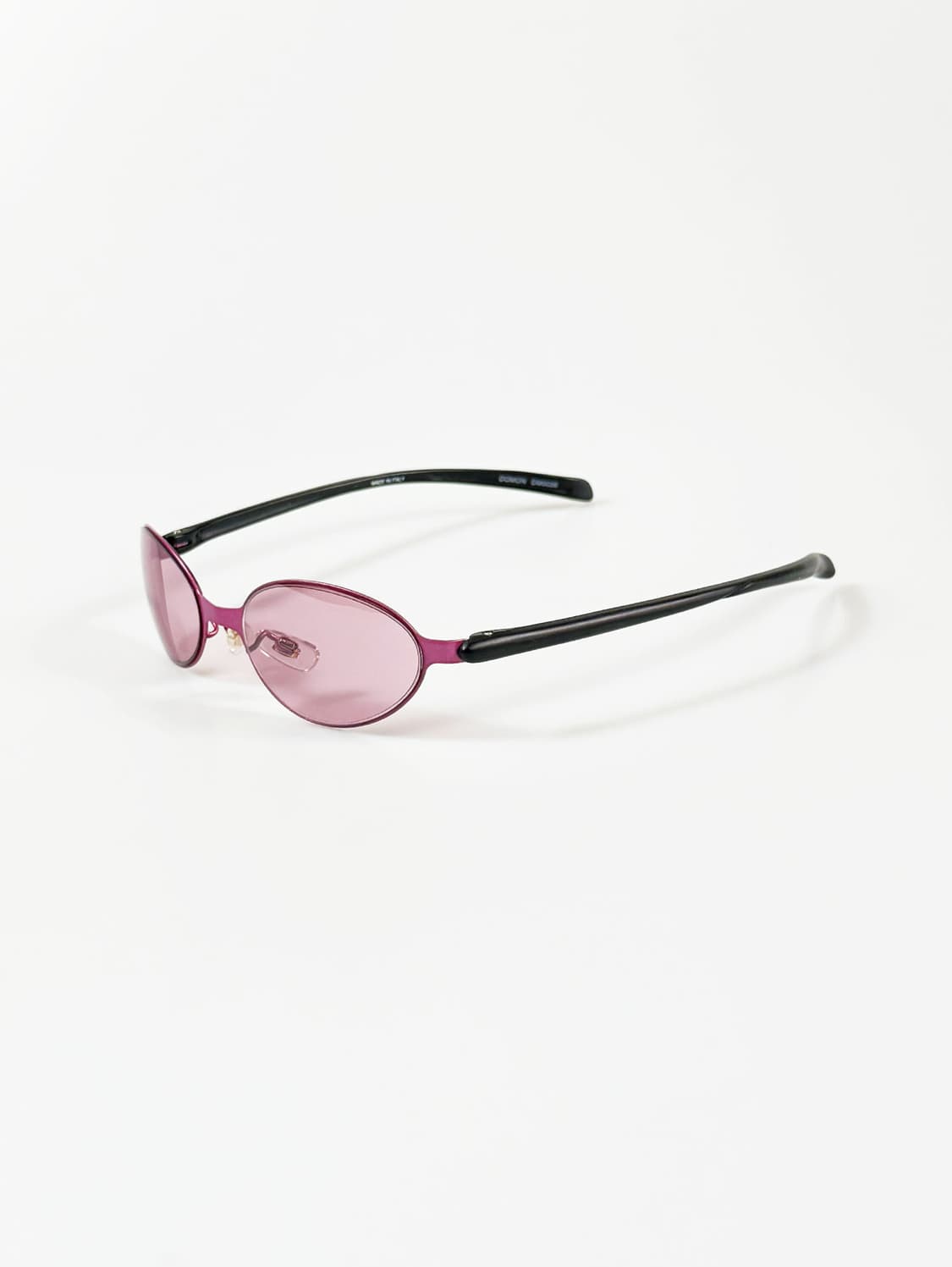 90s DOMON 핑크 메탈 슬림 오벌 프레임 빈티지 틴트 선글라스 상품이미지3