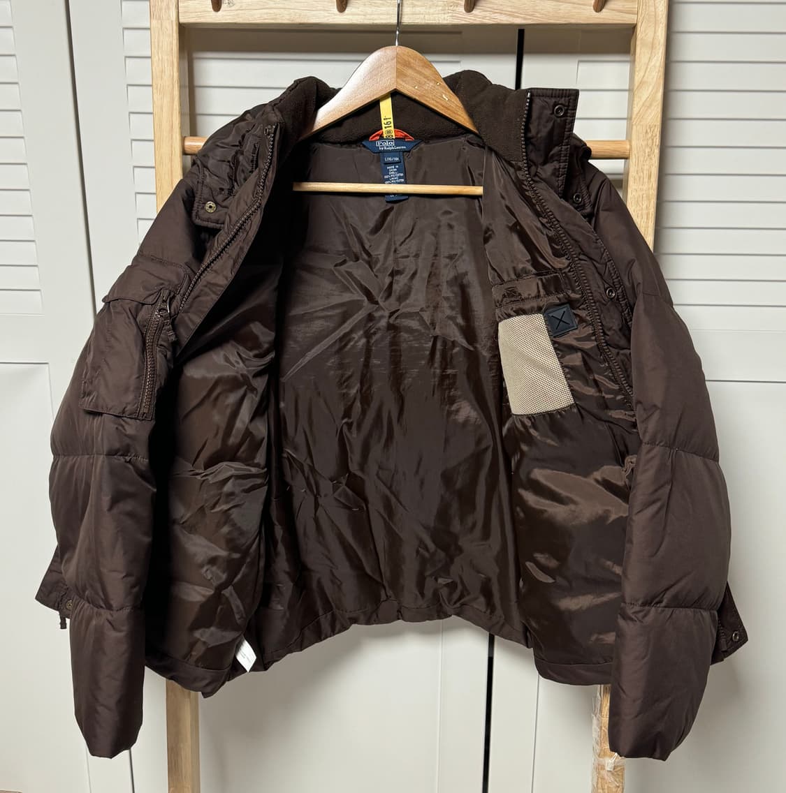 폴로 랄프로렌 브라운 패딩 항공 자켓 상품이미지4