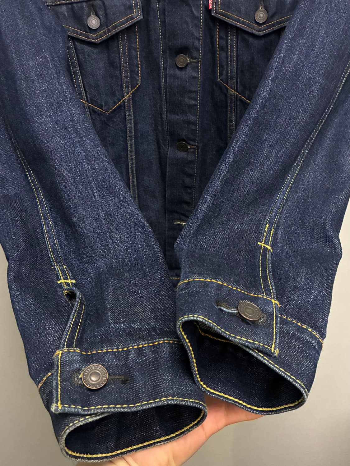 (L)리바이스 3세대 72334 진청 데님 트러커자켓 데님자켓 청자켓 상품이미지6