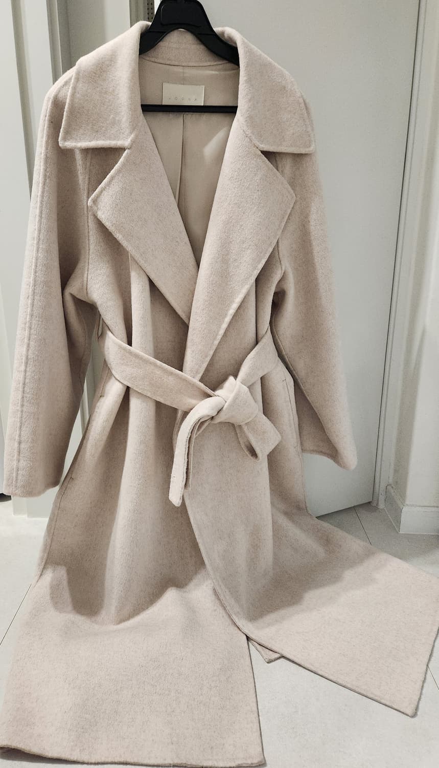 울100 핸드메이드롱코트 상품이미지1