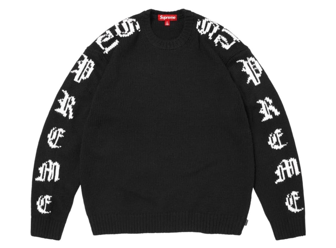 슈프림 올드 잉글리쉬 니트 XL 상품이미지1