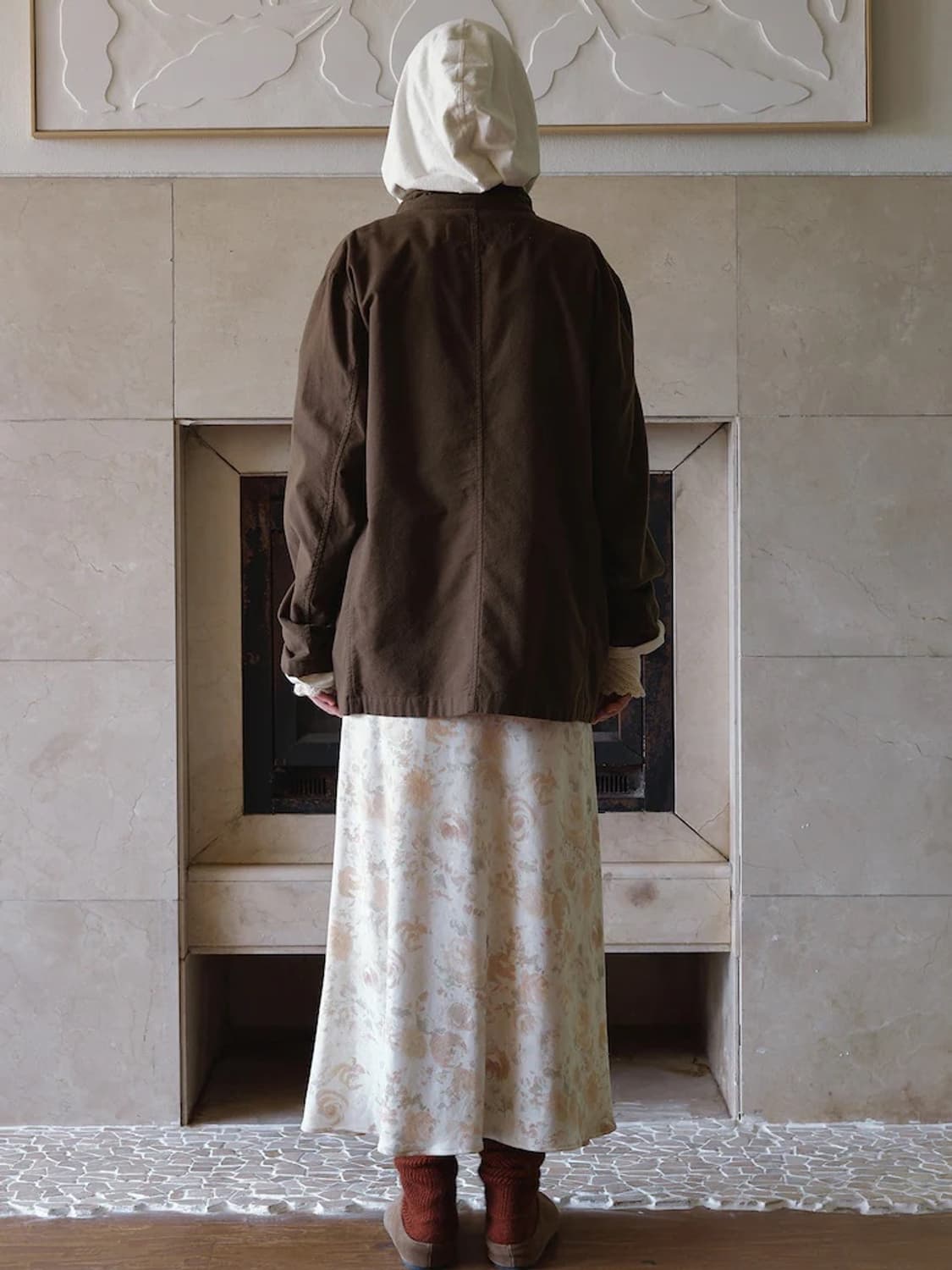비아플레인 Via Roger Cotton Jacket - Brown 상품이미지2