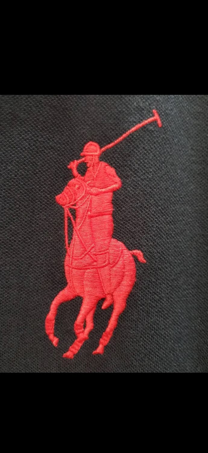 폴로 랄프로렌 빅포니 블랙 카라티 M 상품이미지3