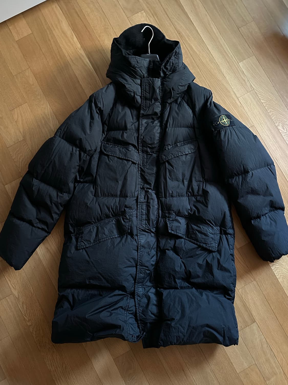 스톤아일랜드 롱 패딩 블랙 상품이미지1