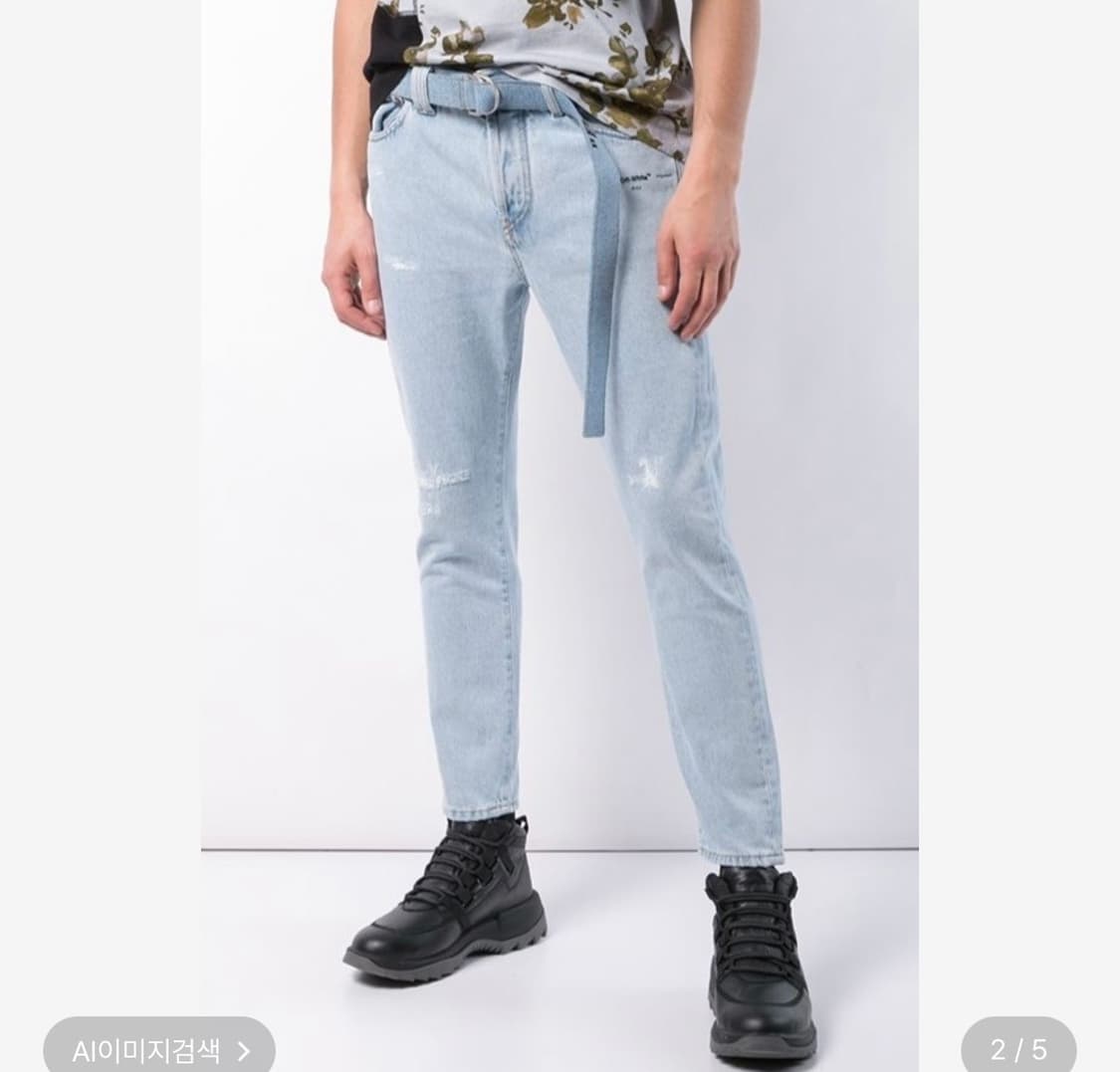 [33] 오프화이트 마징가 데님진 상품이미지2