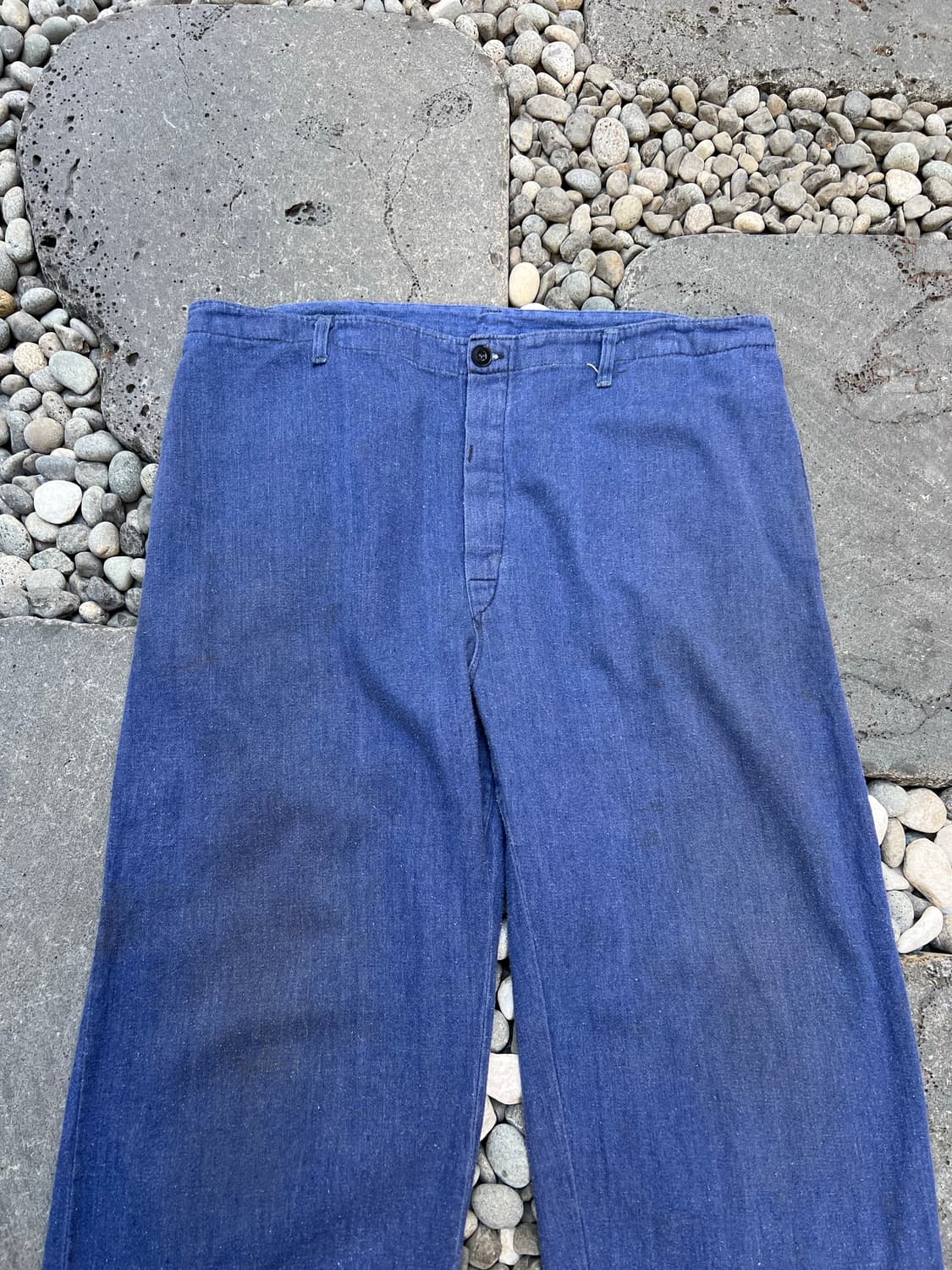 OLD VINTAGE WASHING HAIRY DENIM 프렌치워크팬츠 상품이미지3