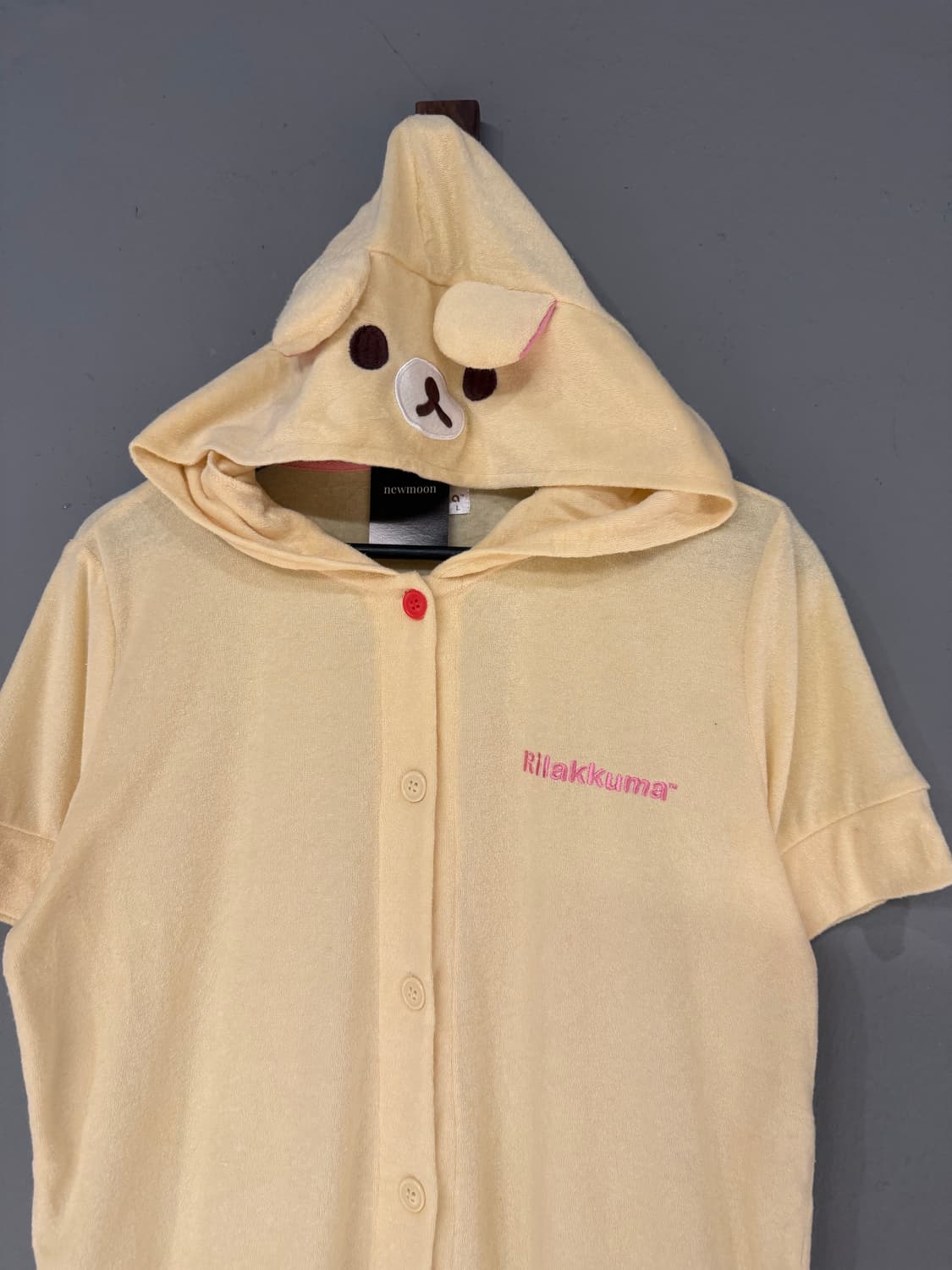 Rilakuma face point button hoodie 상품이미지6