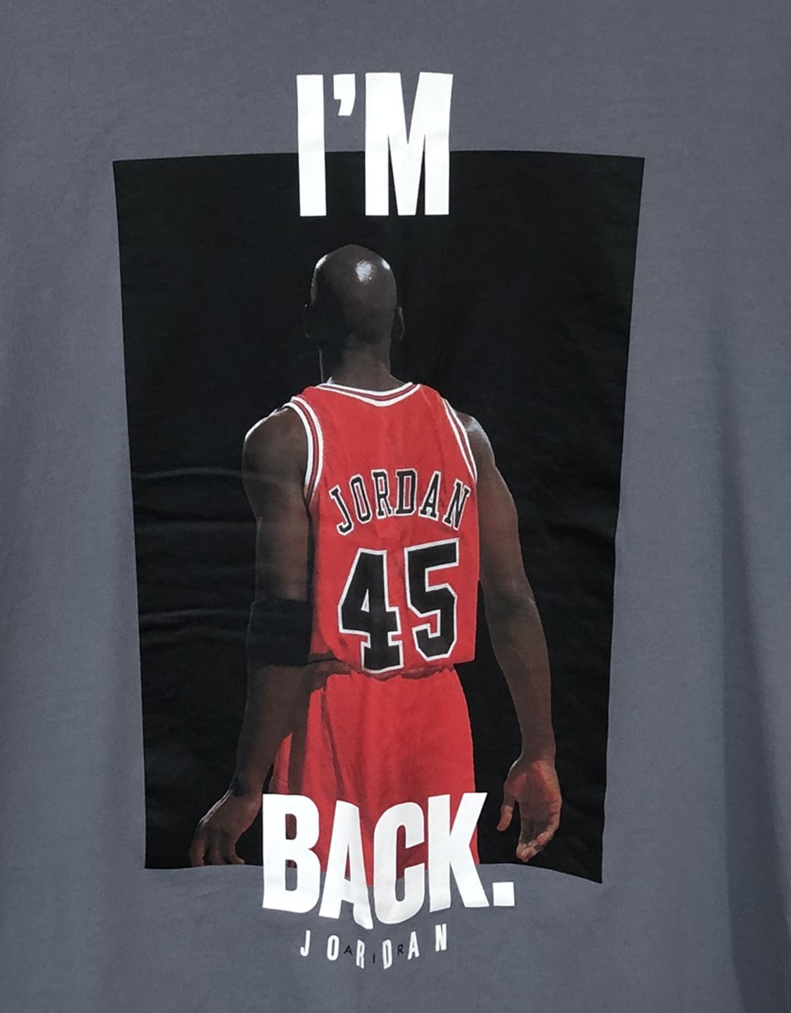 나이키조던 AJ 레트로10 I'm 45 Back 티셔츠 M(해외) 상품이미지1