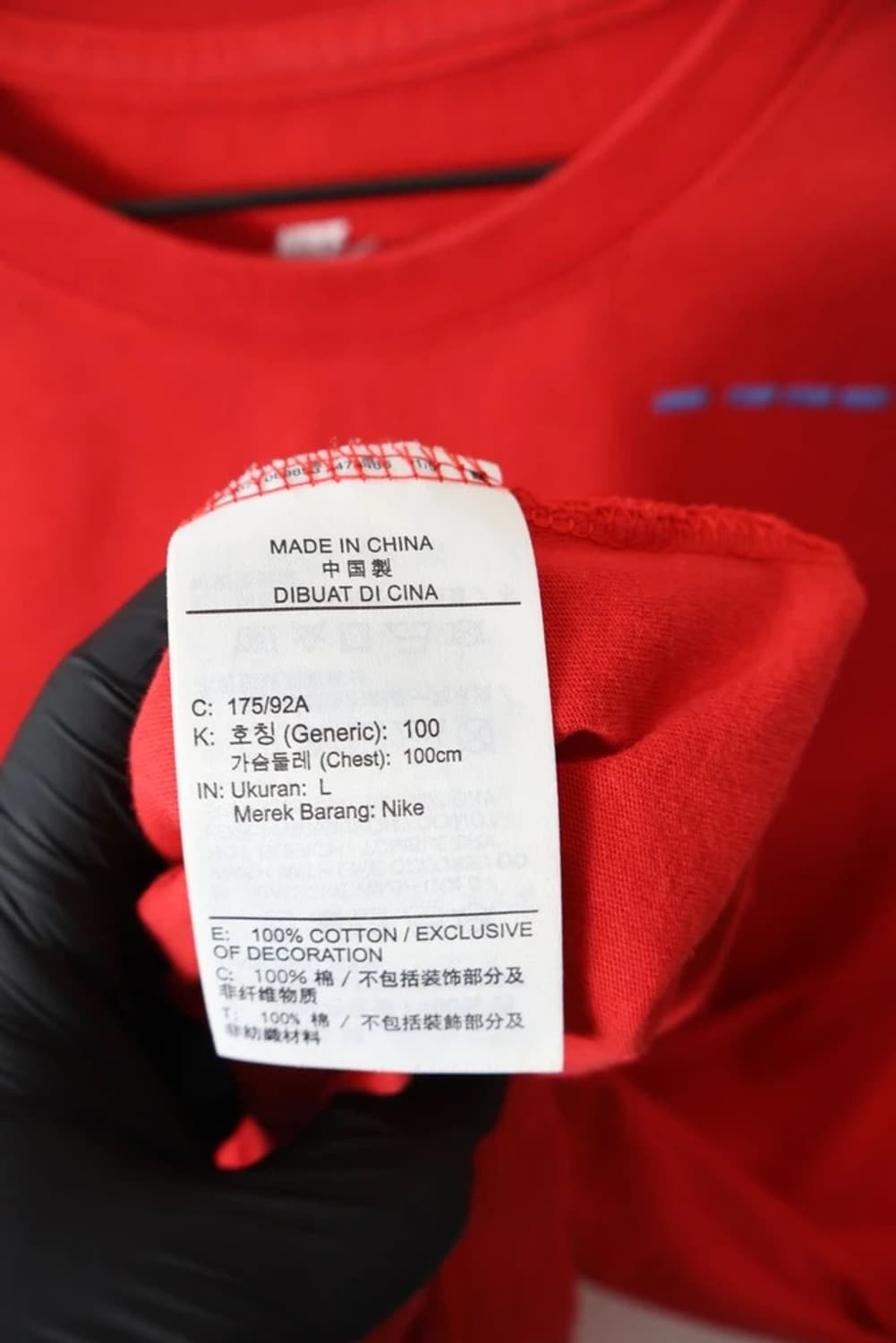Nike Red Multi Swoosh Graphic Tee 상품이미지6
