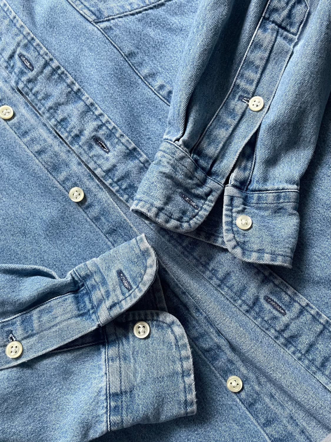 폴로 빅셔츠 데님 S (Big Shirt 랄프로렌 빅옥스포드) 상품이미지4