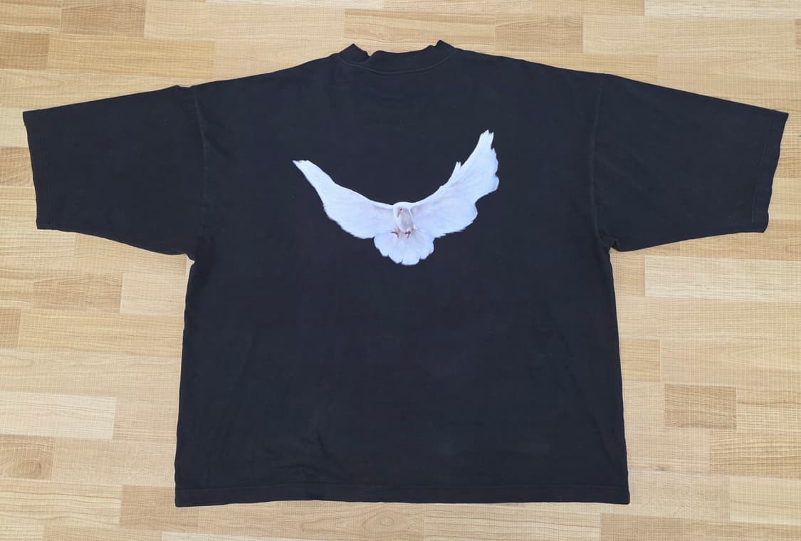 이지 갭 엔지니어드 바이 발렌시아가 도브 3/4 슬리브 티셔츠 XL 상품이미지3