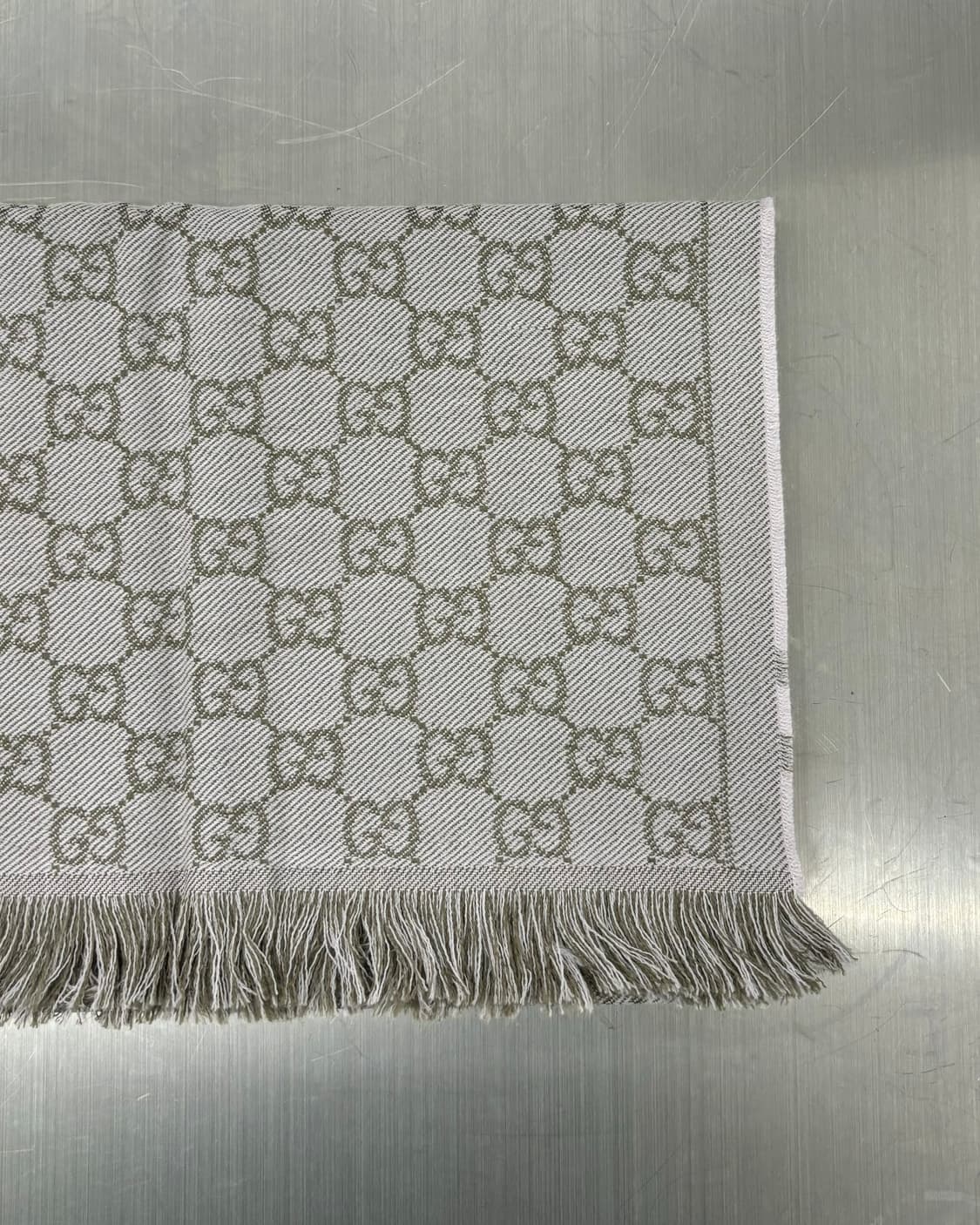 구찌 GG 패턴 자카드 울 스카프 상품이미지4