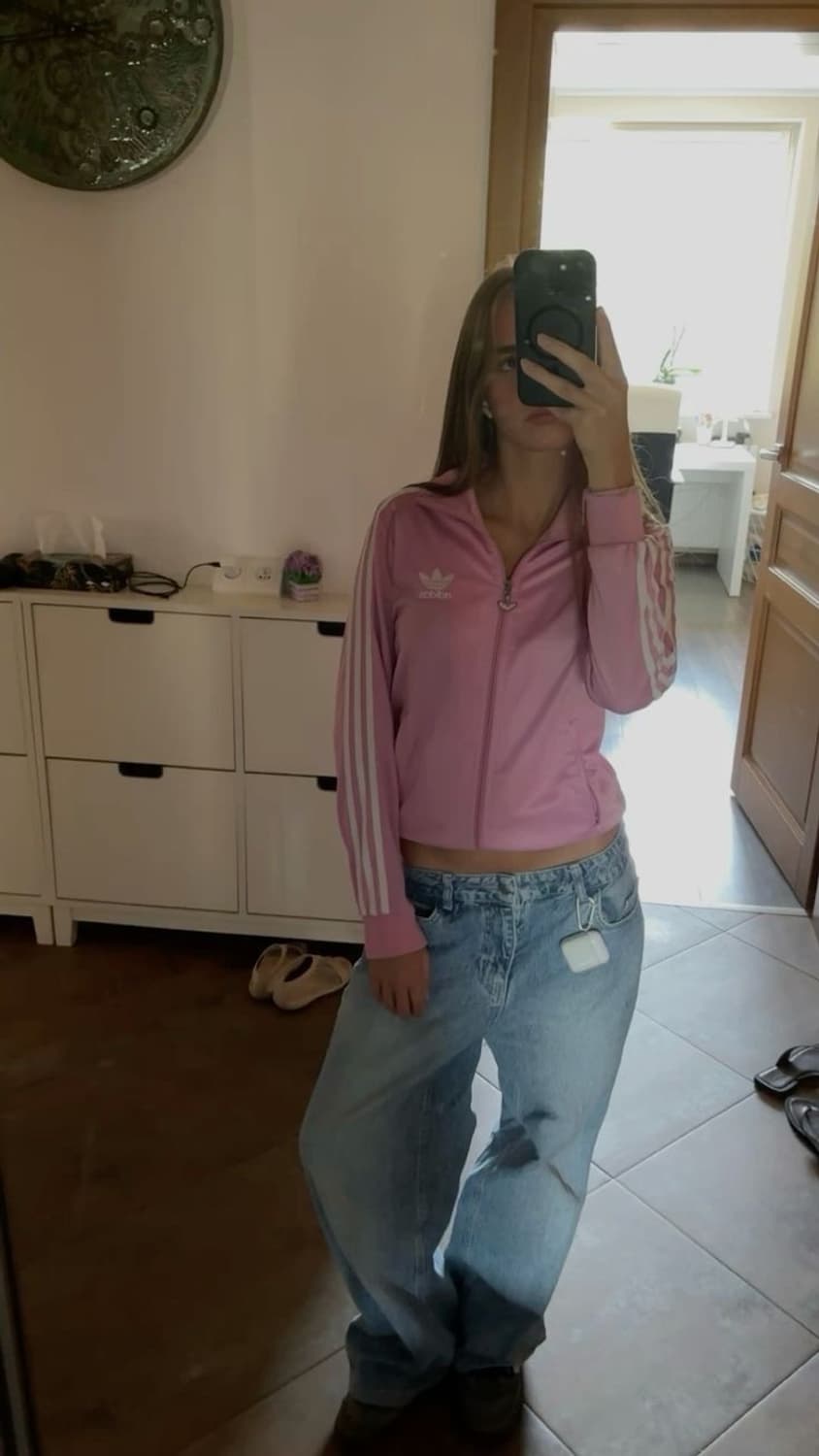 최상급) 핀터 깔 y2k 아디다스 핑크 져지 대장 상품이미지3