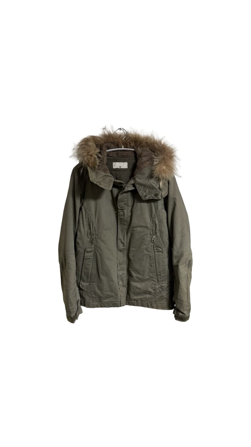 하레 퍼 후드 밀리터리 쇼트 파카 상품이미지1