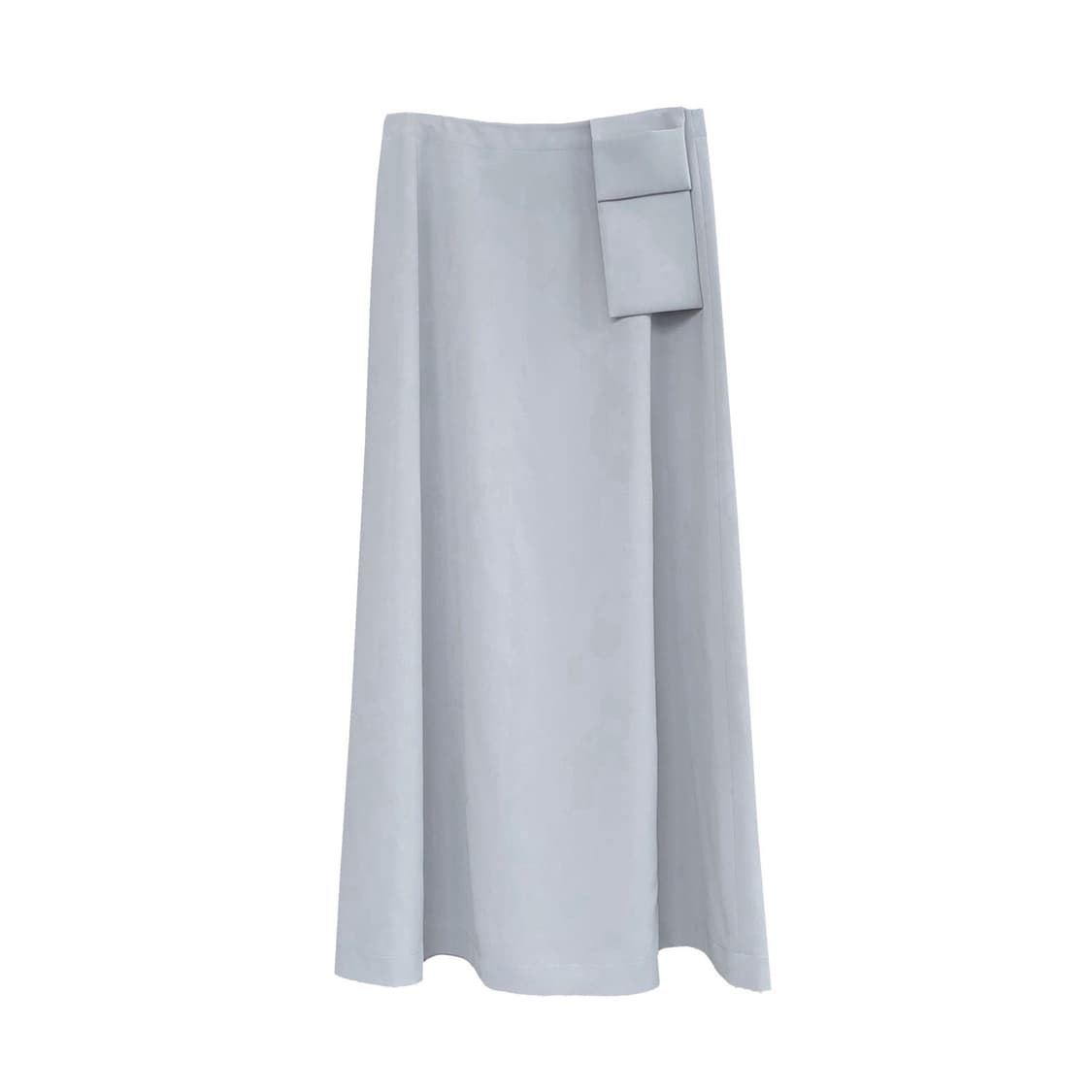 SS23 POCKET LONG SKIRT (PEARL GREY) 상품이미지5