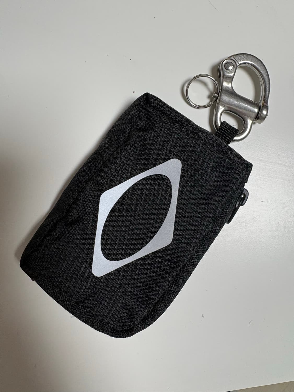 미스치프 롬버스 카라비너 파우치 블랙 상품이미지2