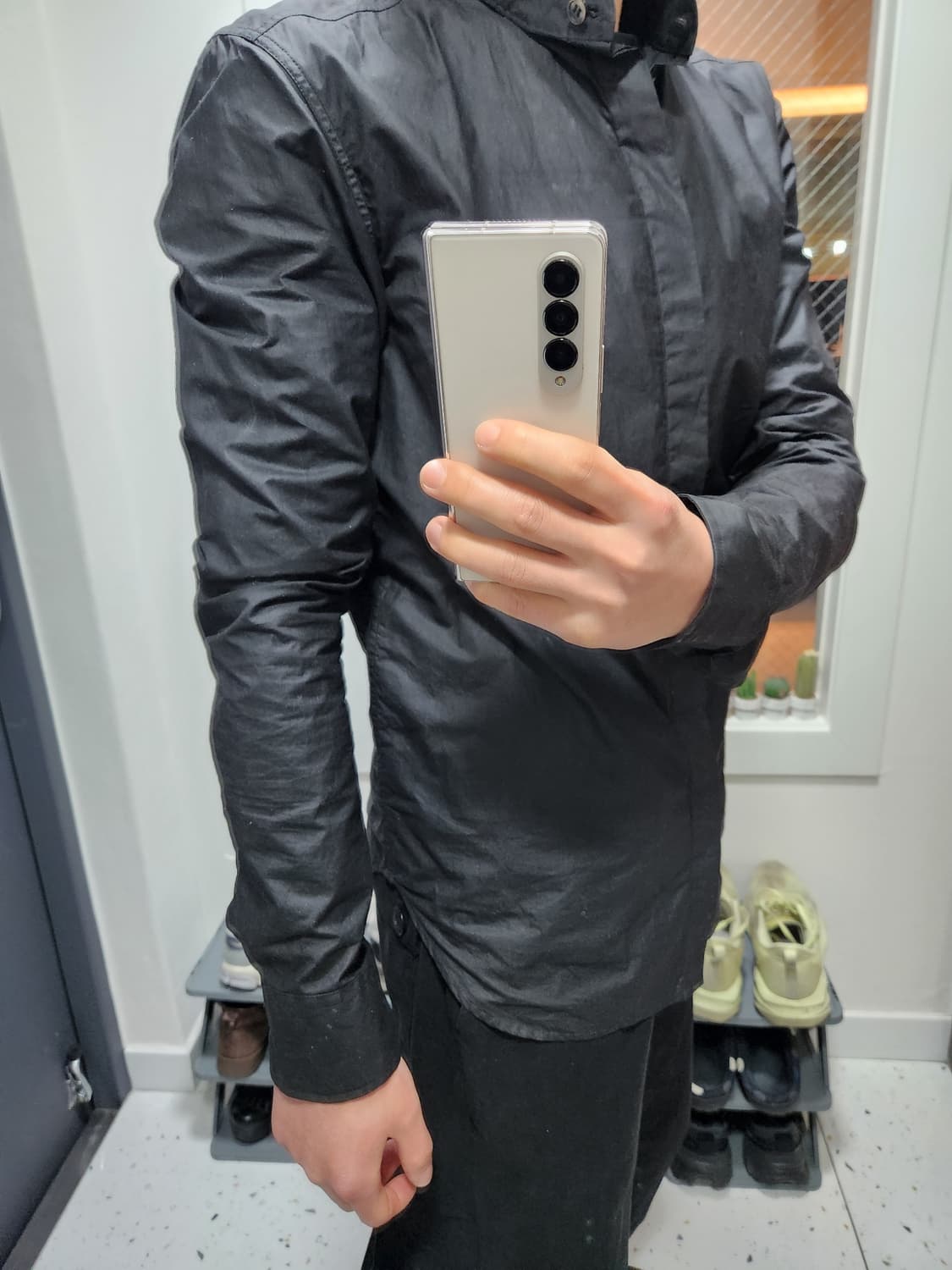 Deepti barth waxed coating shirts 상품이미지7