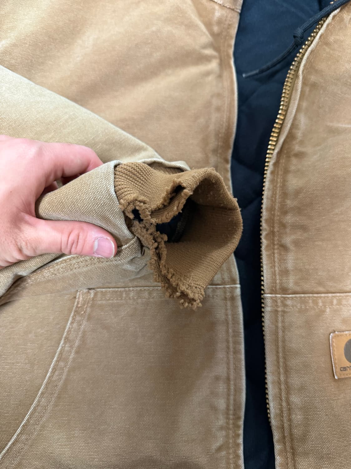 칼하트 액티브 자켓 j130 BRN 상품이미지3