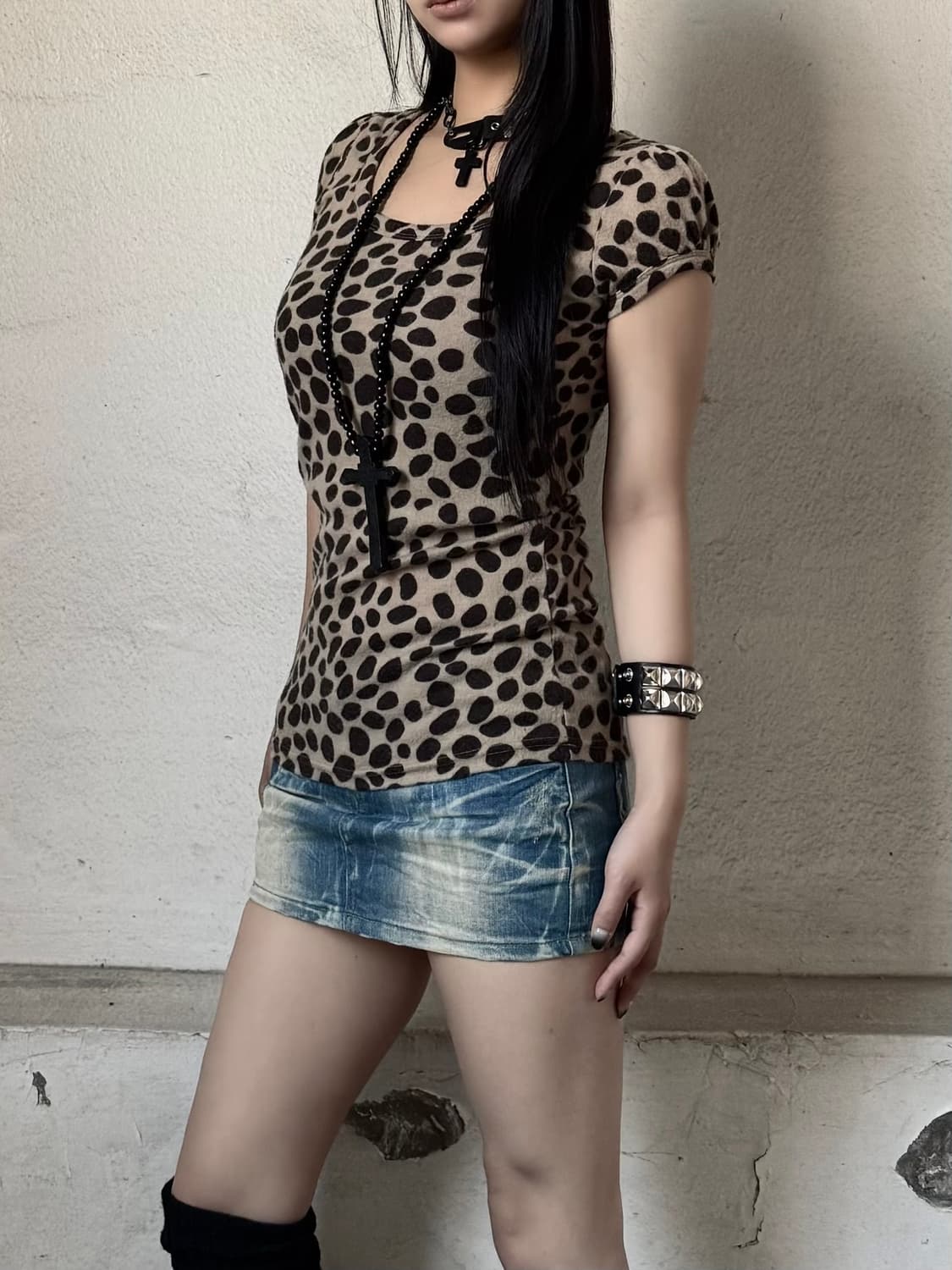 Leopard top 상품이미지2