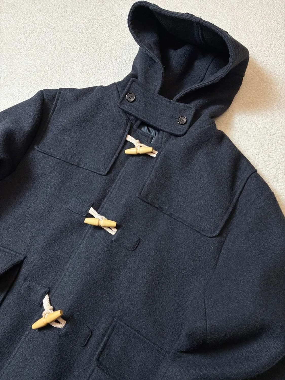 파르티멘토 오버사이즈 멜톤 콘보이 더플 코트 PN7347 상품이미지2