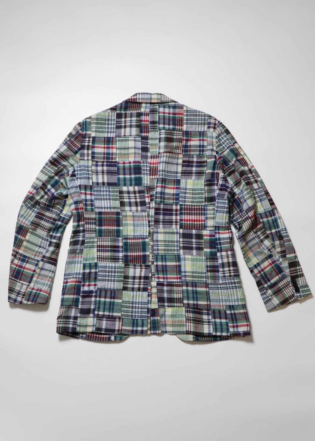 KENNETH FIELD Patchwork Madras Jacket 상품이미지6