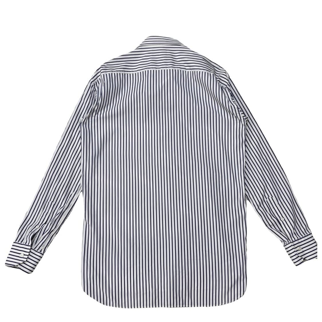 SALVATORE FERRAGAMO 와이드카라 스트라이프 셔츠 42 상품이미지5