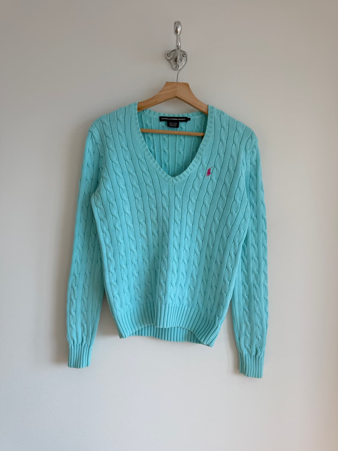 랄프로렌 스포츠(Ralph Lauren sport) 꽈베기 브이넥 니트 상품이미지1