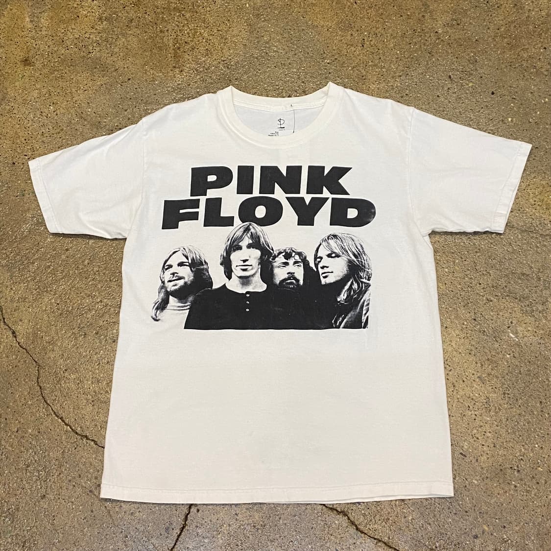 레어) 미국 빈티지 핑크 폴라로이드 프린팅 공식 반팔티 락티셔츠 상품이미지2