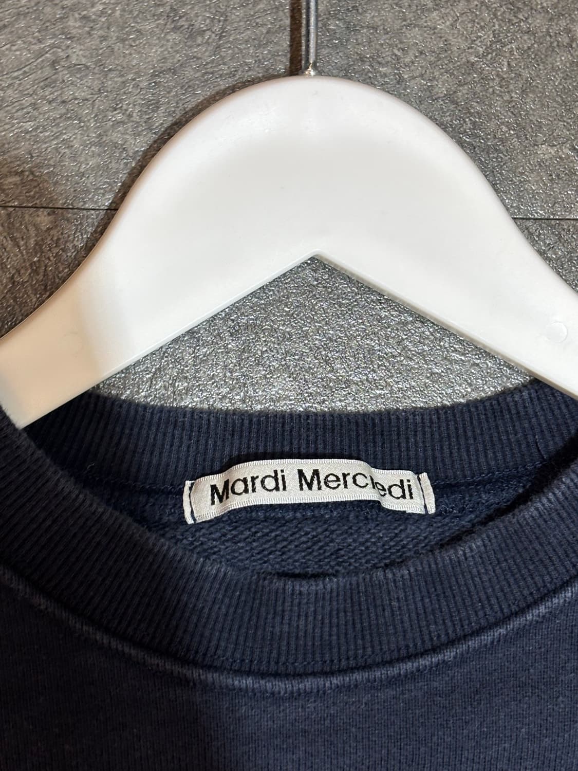 마르디메크르디 맨투맨 네이비 Free사이즈 상품이미지5