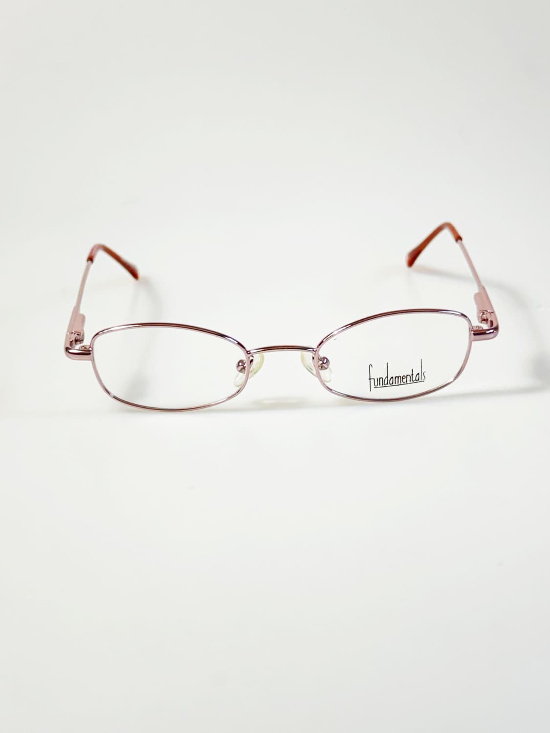 Fundamentals 핑크 슬림 스퀘어 메탈 프레임 빈티지 안경 상품이미지3