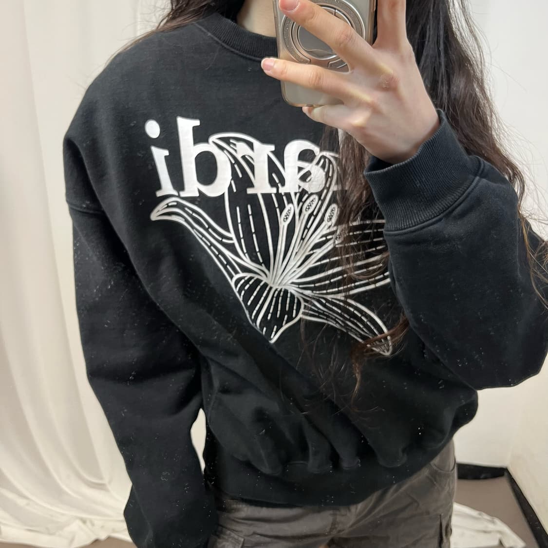 Mardi Mercredi Black Sweatshirt 상품이미지3