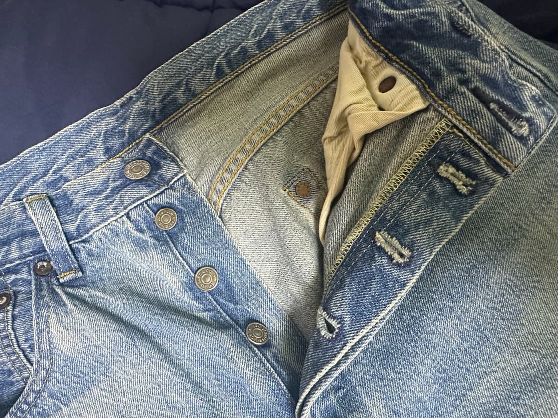 리바이스 501 LVC 1955 블랙잭 32x32 (레어) 상품이미지5